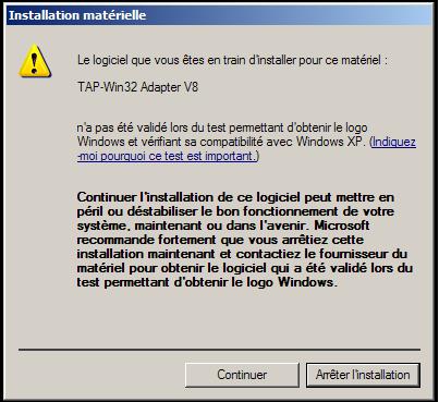 Avertissement